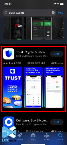 Hướng dẫn sử dụng Trust Wallet