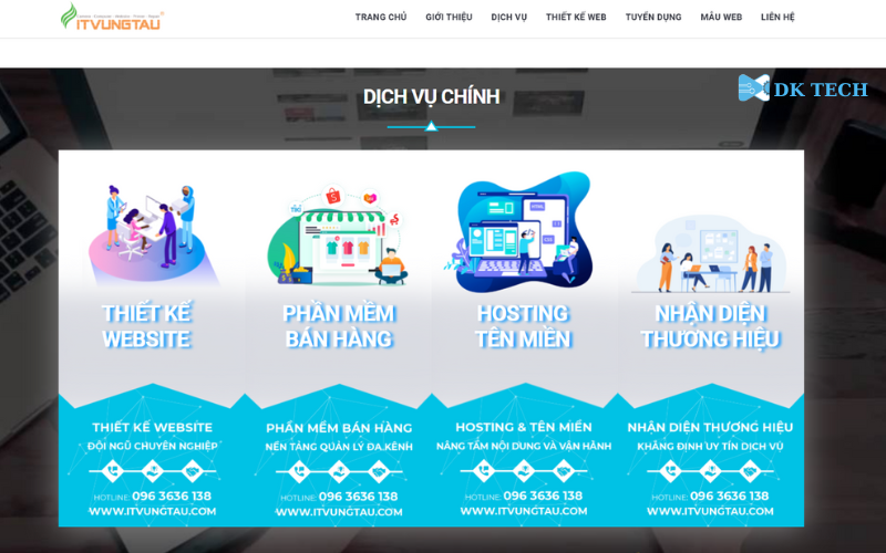thiết kế website tại Vũng Tàu uy tín